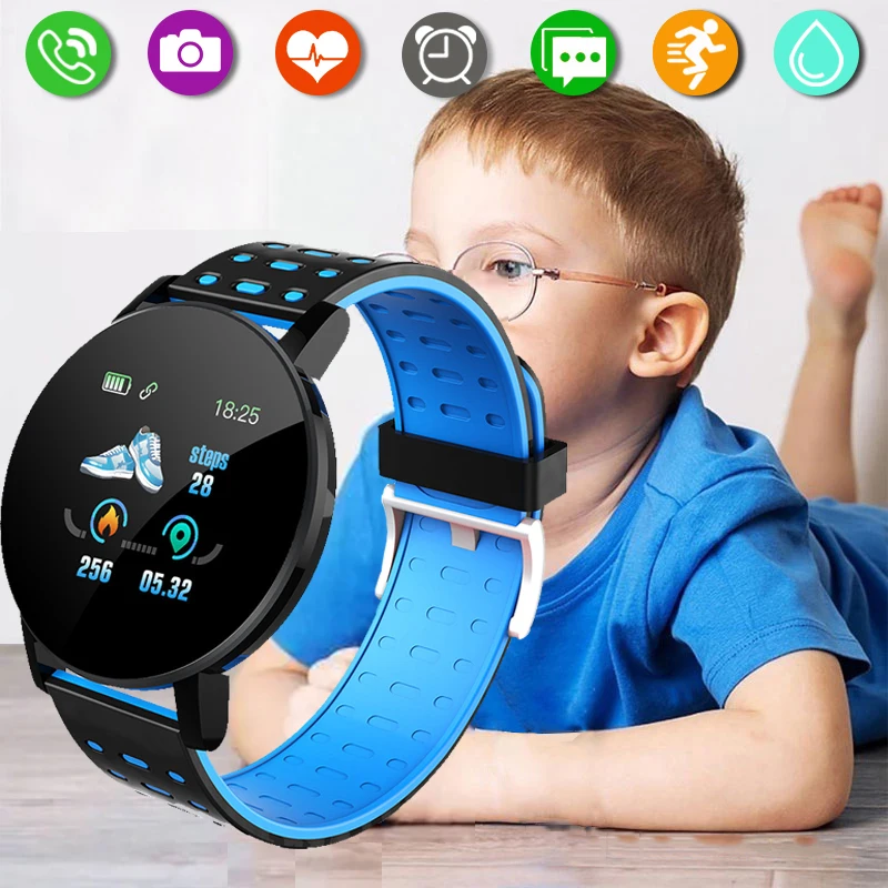 Smartwatch Digital Watches For Kid Boy With Alarm - Inteligentny zegarek sportowy dla dzieci Led