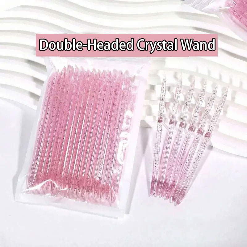 Crystal Press Tool - 50/100 szt. Wielorazowe kryształowe brokatowe patyczki