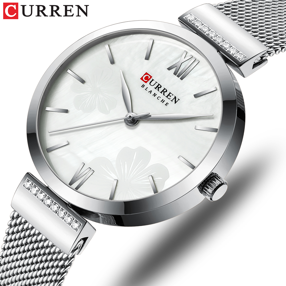 Mesh Stainless Strap - CURREN 9067 Minimalistyczny zegarek kwarcowy dla