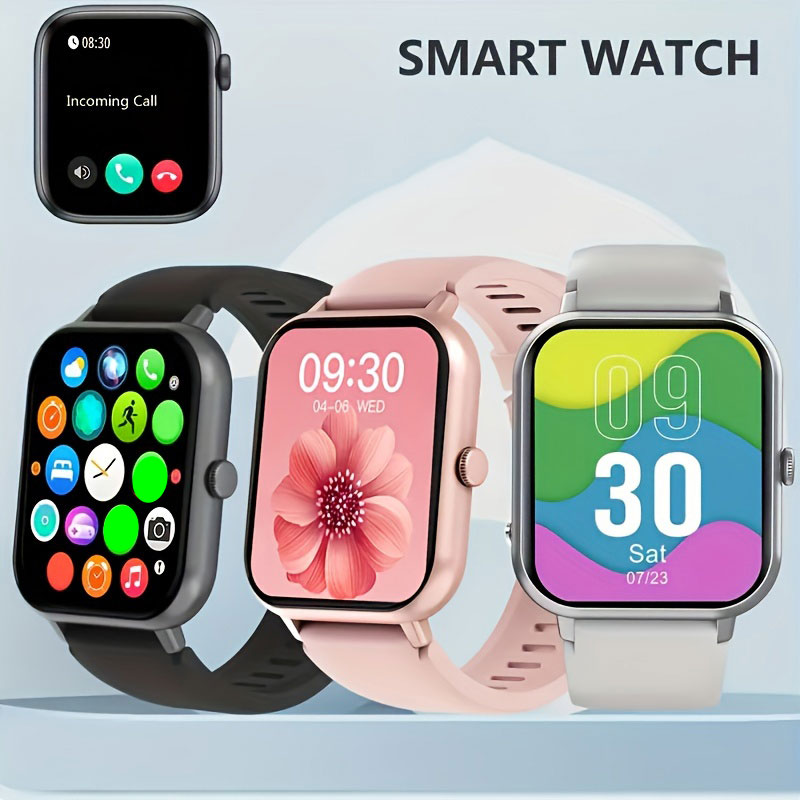 Smartwatch Iphone Watches For Women - Inteligentny zegarek 1,44 cala, połączenie bezprzewodowe/cyfrowy,