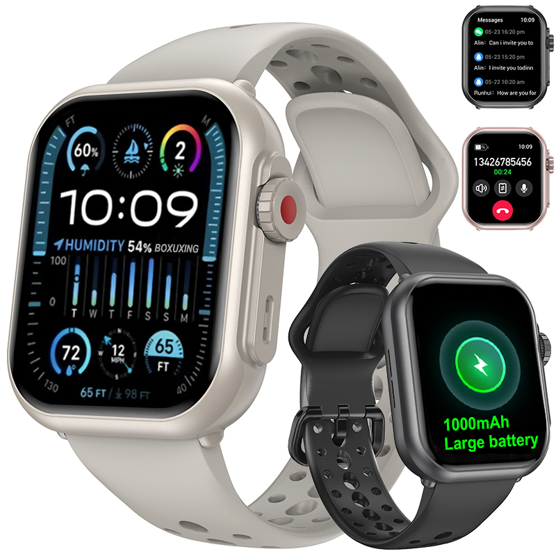 Smartwatch Watches For Men With Gps - Zegarek Ultra K62 Mężczyźni Kobiety 1000mAh