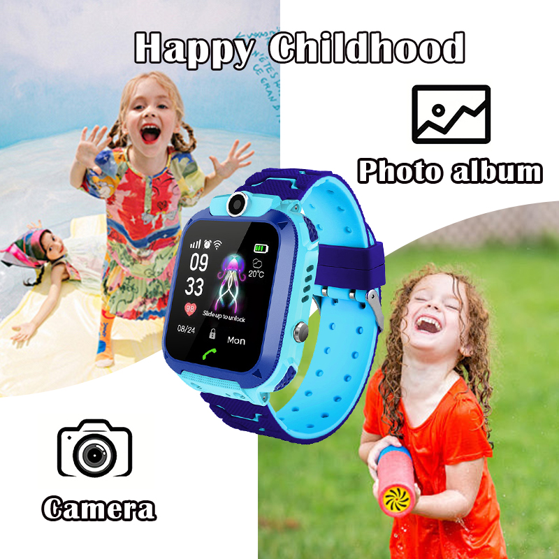 Smartwatch Watches Gift For Boys With Gps - Inteligentny zegarek dla dzieci Q12B z