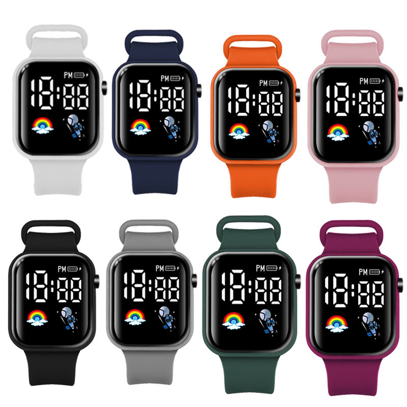 Smartwatch Digital Watches For Girls - Nowe studenckie zegarki sportowe Zewnętrzny elektroniczny