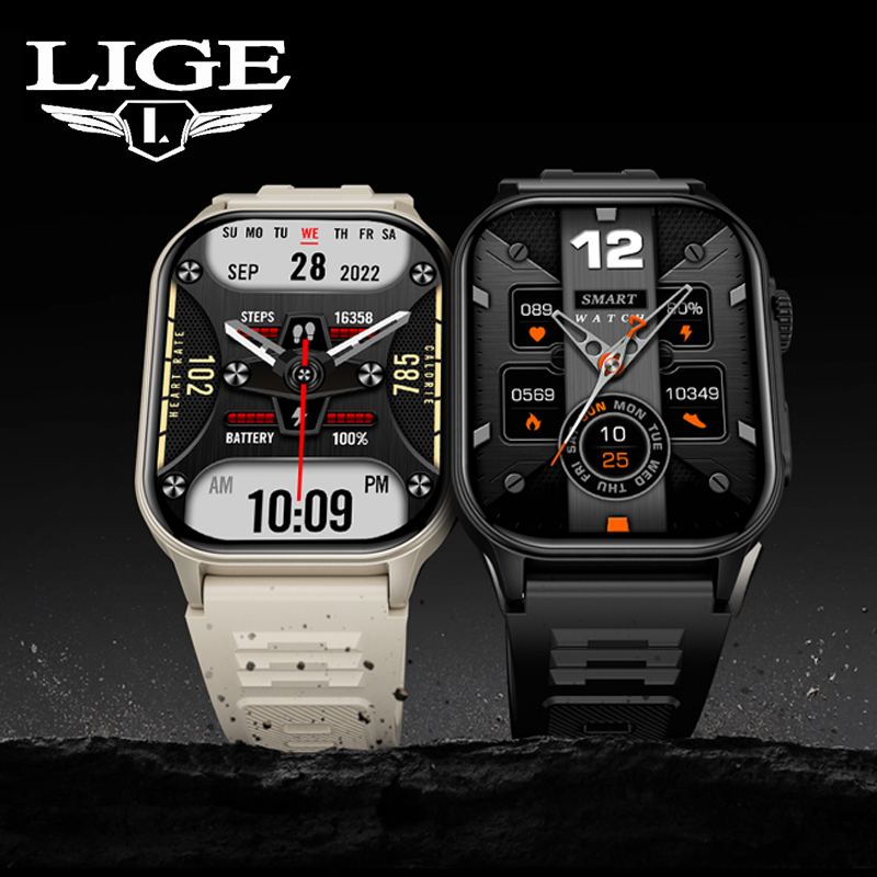 Smartwatch Latest Watches For Men - LIGE inteligentny zegarek dla mężczyzn 3ATM