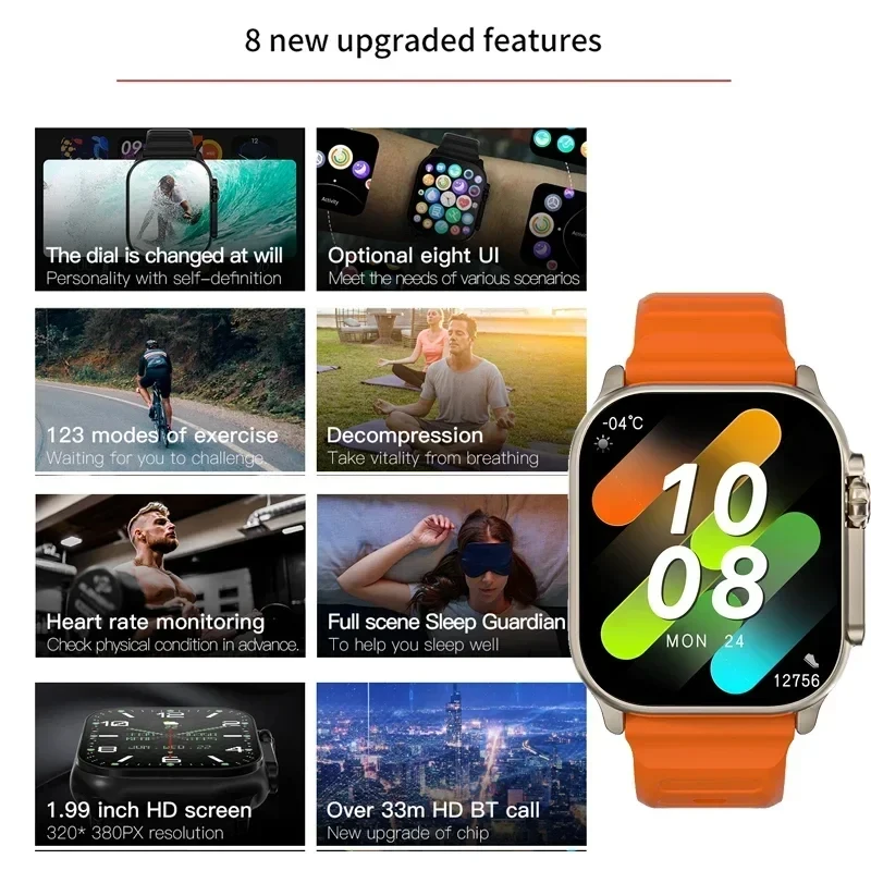 Nowy Smartwatch T10 Ultra 49mm – Smartwatch Watches For Men With Gps recenzja i cena