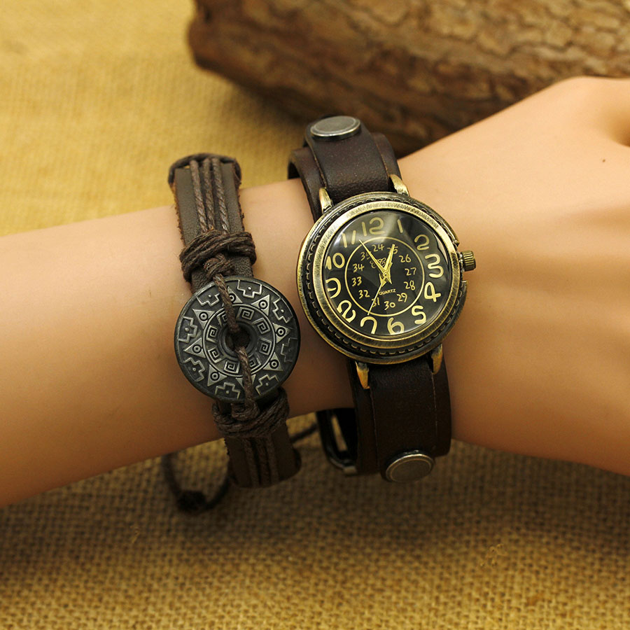 Antyczny brąz cyfrowy bransole – Vintage Digital Watch recenzja i cena