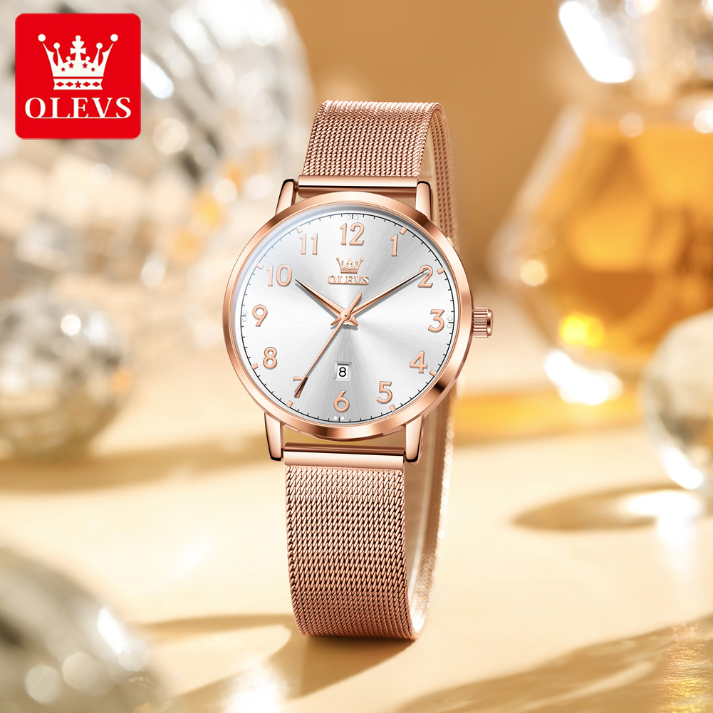 OLEVS 5653 Damski Zegarek Eleg – Mesh Stainless Strap recenzja i cena