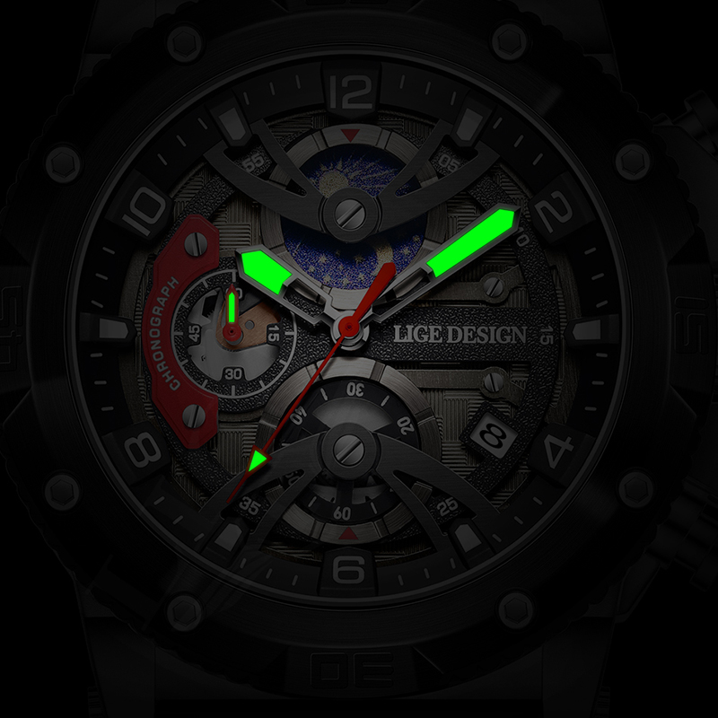 Zegarek męski LIGE, luksusowa  – Smartwatch Branded Watches For Men recenzja i cena