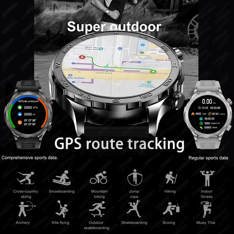 Nowy Smartwatch z GPS, Ekran A – Smartwatch Watches For Men With Gps recenzja i cena