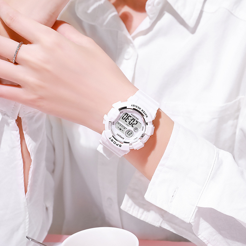 Moda zegarki dla dzieci YIKAZE – Smartwatch Digital Watches For Kid Boy With Alarm recenzja i cena