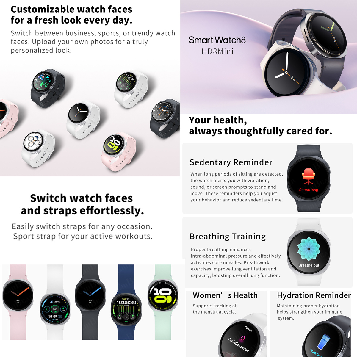 Nowe smartwatche 2026 8 Mini G – Smartwatch Watches For Men With Gps recenzja i cena