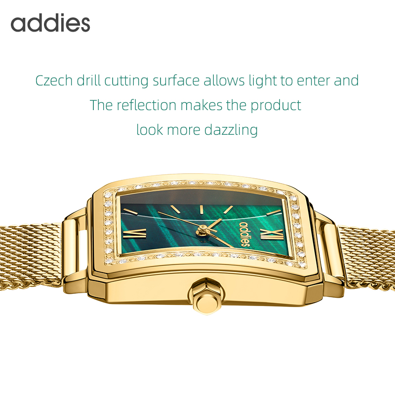 ADDIES Modny Damski Zegarek Kw – Mesh Stainless Strap recenzja i cena
