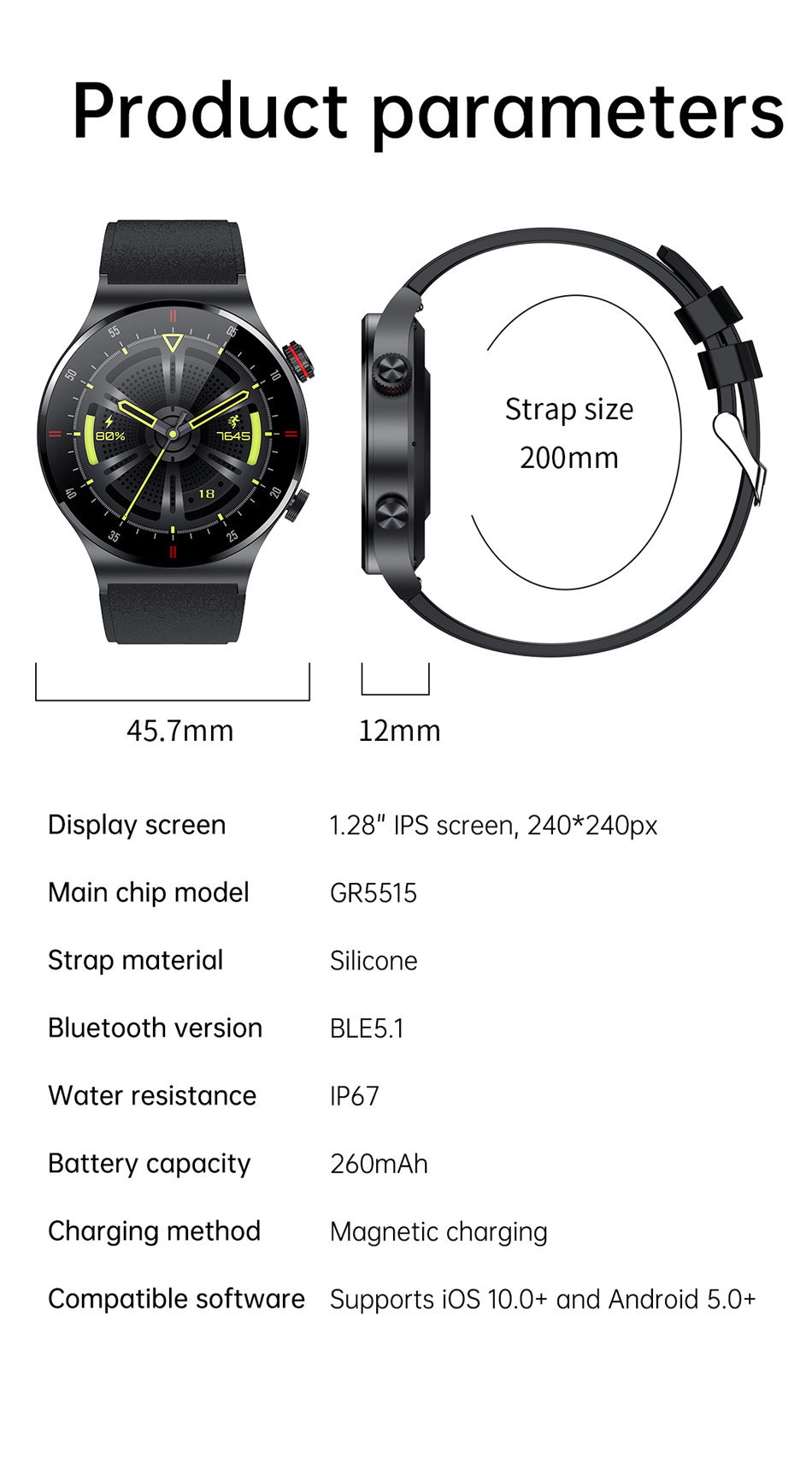 Samsu Galax A52 A41 A40 A72 A5 – Smartwatch Iphone Watches For Women recenzja i cena