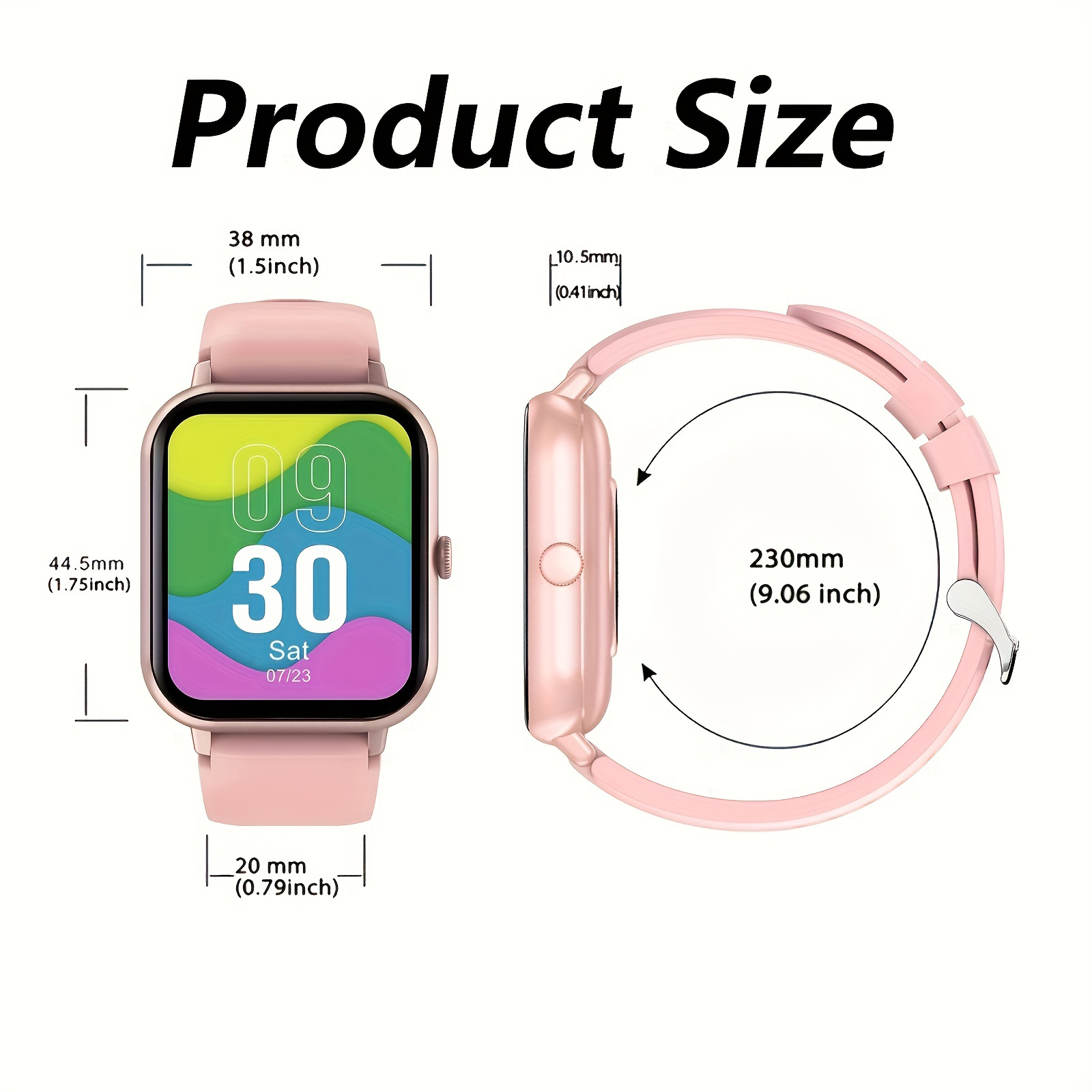 Inteligentny zegarek 1,44 cala – Smartwatch Iphone Watches For Women recenzja i cena