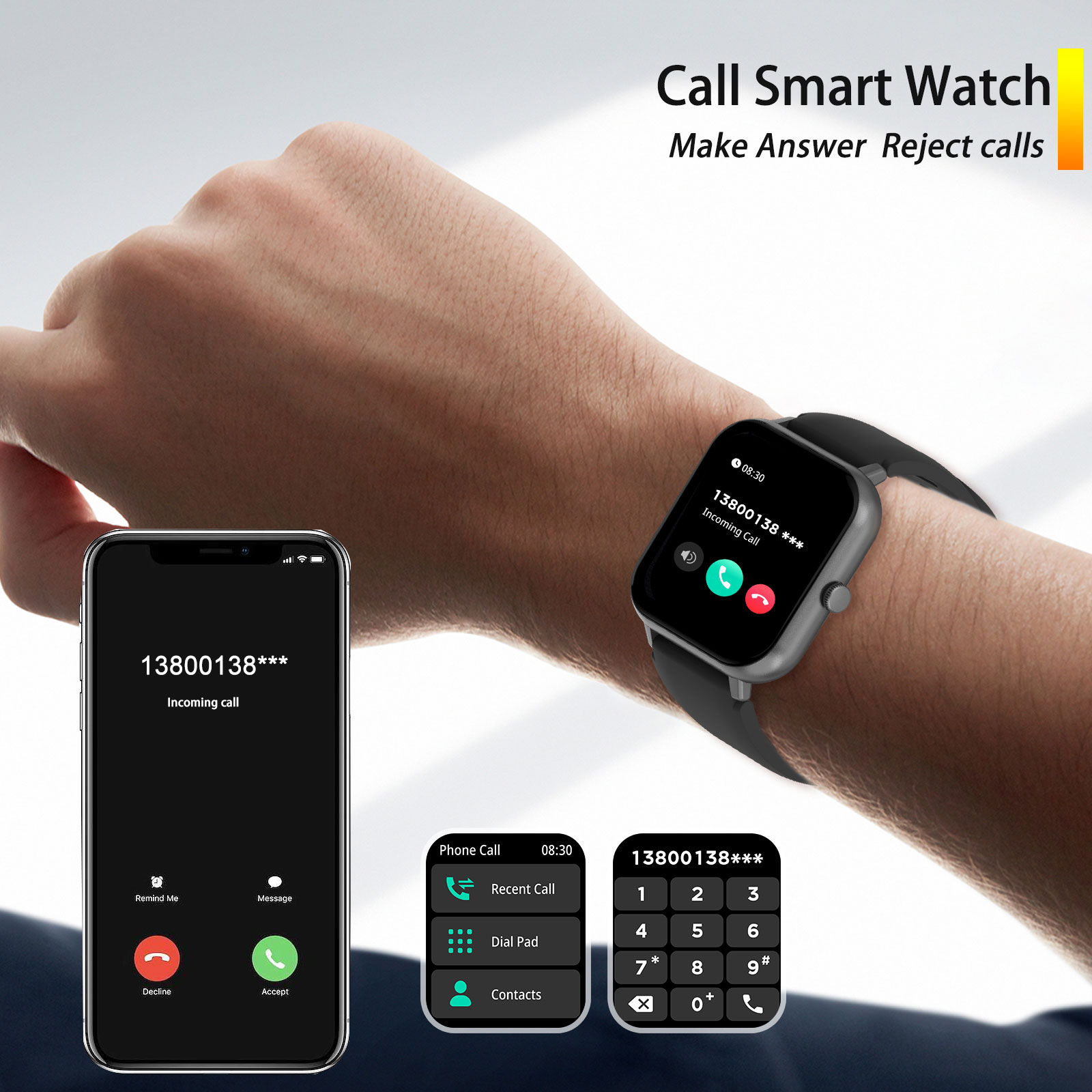 Inteligentny zegarek 1,44 cala – Smartwatch Iphone Watches For Women recenzja i cena