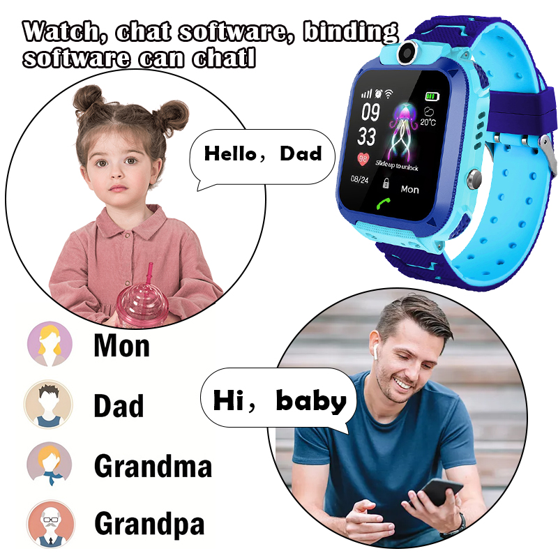 Inteligentny zegarek dla dziec – Smartwatch Watches Gift For Boys With Gps recenzja i cena
