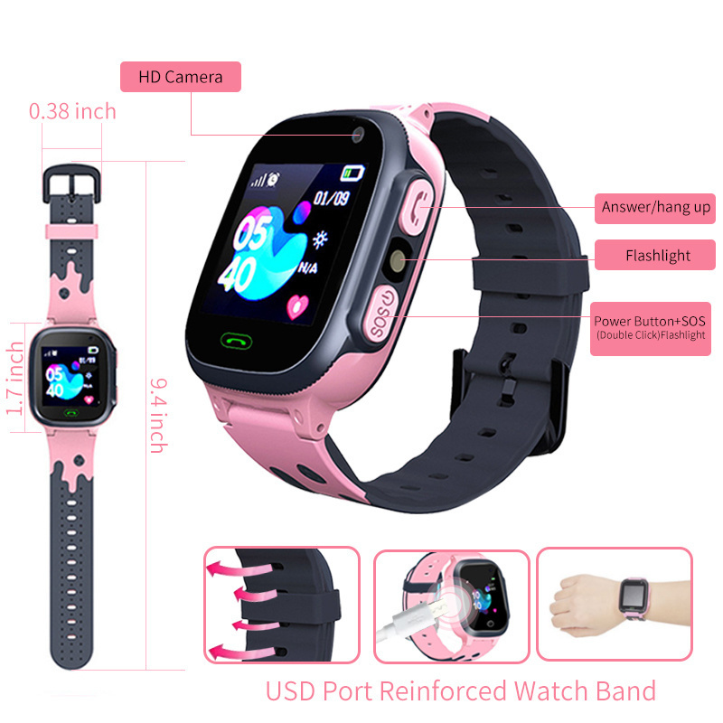 Inteligentny zegarek dla dziec – Smartwatch Digital Watches For Kid Boy With Alarm recenzja i cena