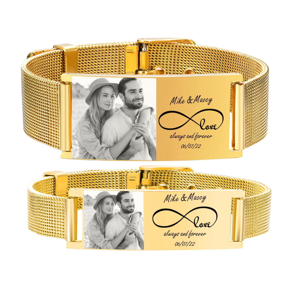 Spersonalizowana bransoletka I – Mesh Stainless Strap recenzja i cena