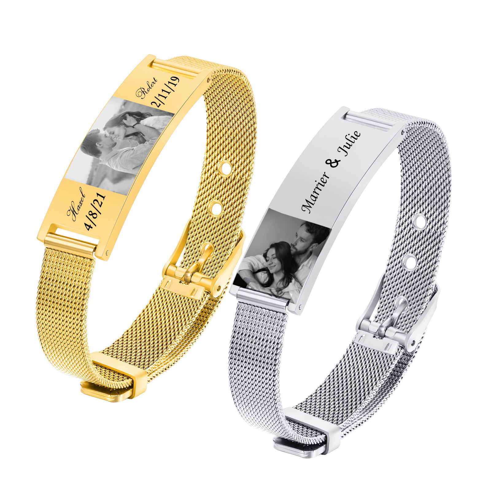 Spersonalizowana bransoletka I – Mesh Stainless Strap recenzja i cena