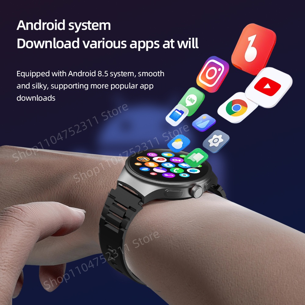 Smartwatch 512G VP50 z obrotow – Heart Rate Gps Watch recenzja i cena