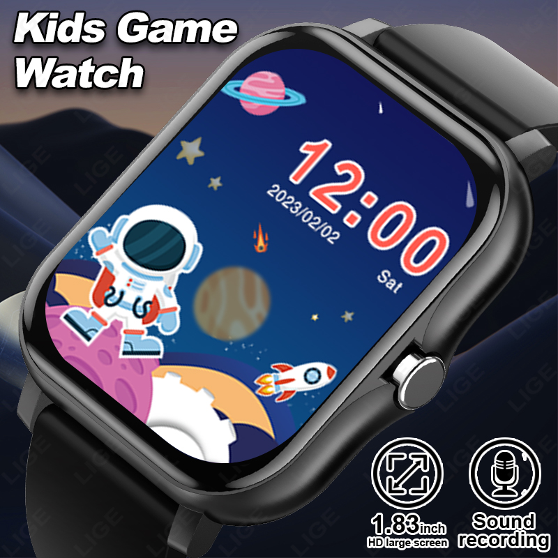 LIGE 2025 Audiobook Smartwatch – Smartwatch Digital Watches For Kid Boy With Alarm recenzja i cena