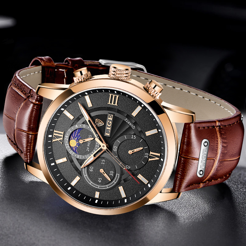 Zegarek męski LIGE, modny, cas – Smartwatch Branded Watches For Men recenzja i cena