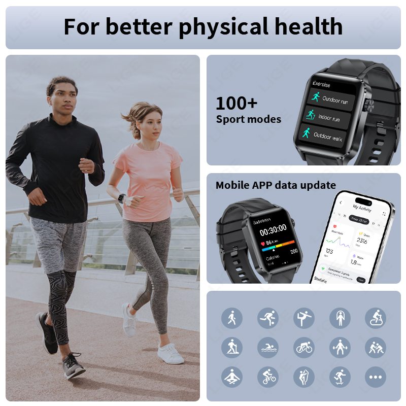 LIGE Nowe Smartwatche Damskie  – Smartwatch Iphone Watches For Women recenzja i cena