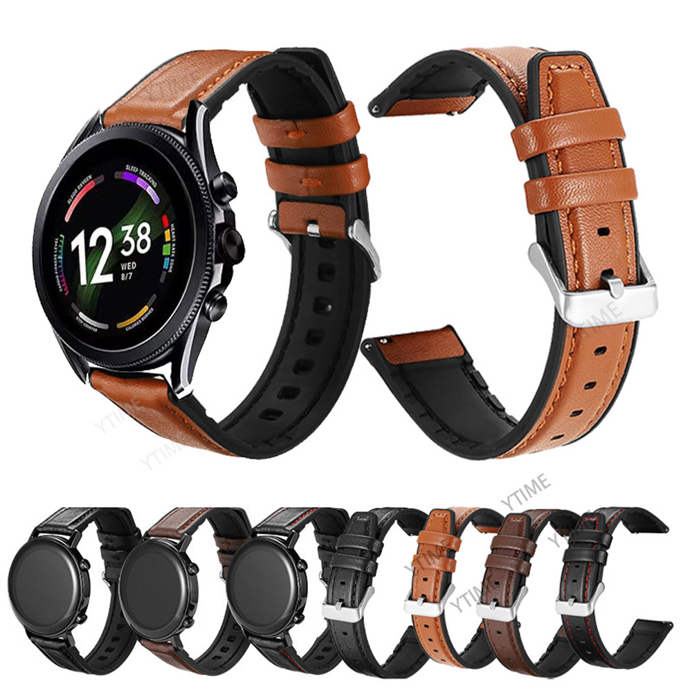 22mm silikonowo-skórzany pasek – Fossil Watches Smartwatch Gen 5 recenzja i cena