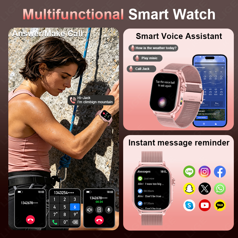 2026 Nowy Smartwatch z Dużą Ba – Smartwatch Watches Gift For Women recenzja i cena