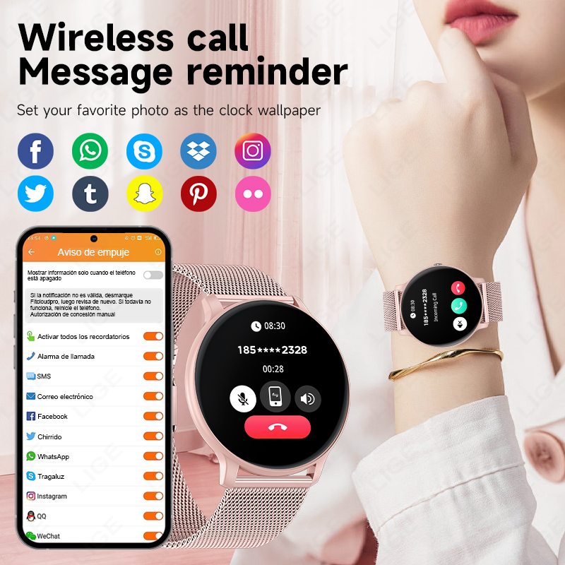LIGE 2026 Sportowe zegarki fit – Smartwatch Latest Watches For Men recenzja i cena