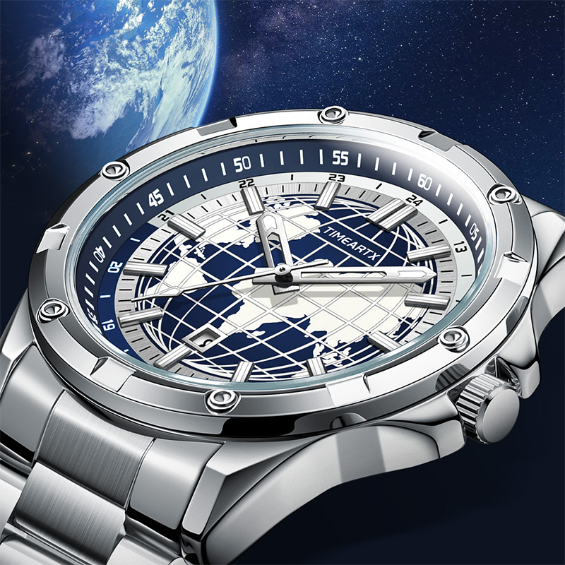 Zegarek męski TIMEARTX z tarcz – Smartwatch Branded Watches For Men recenzja i cena
