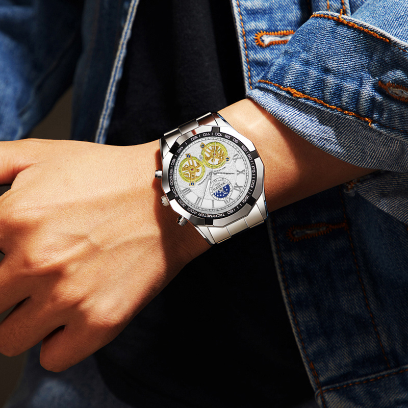 Luksusowe męskie zegarki kwarc – Smartwatch Branded Watches For Men recenzja i cena