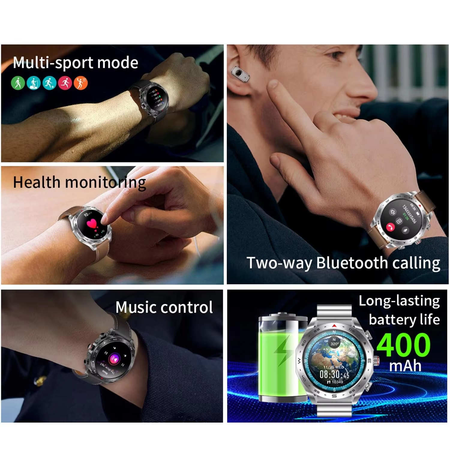 Inteligentny zegarek biznesowy – Smartwatch Noise Watches For Men recenzja i cena