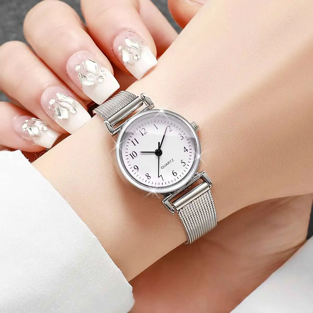 1/2 SZT. Modne Zegarki Damskie – Mesh Stainless Strap recenzja i cena