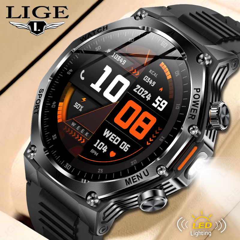 LIGE nowych mężczyzna 800mAh b – Smartwatch Latest Watches For Men recenzja i cena