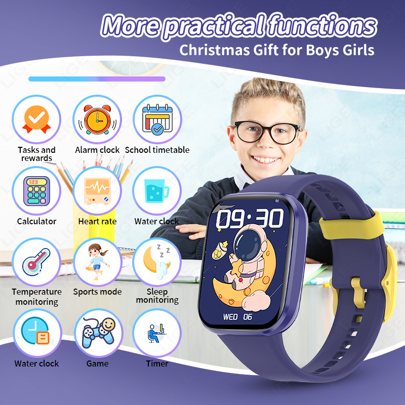 Lige inteligentny zegarek dla  – Smartwatch Digital Watches For Girls recenzja i cena