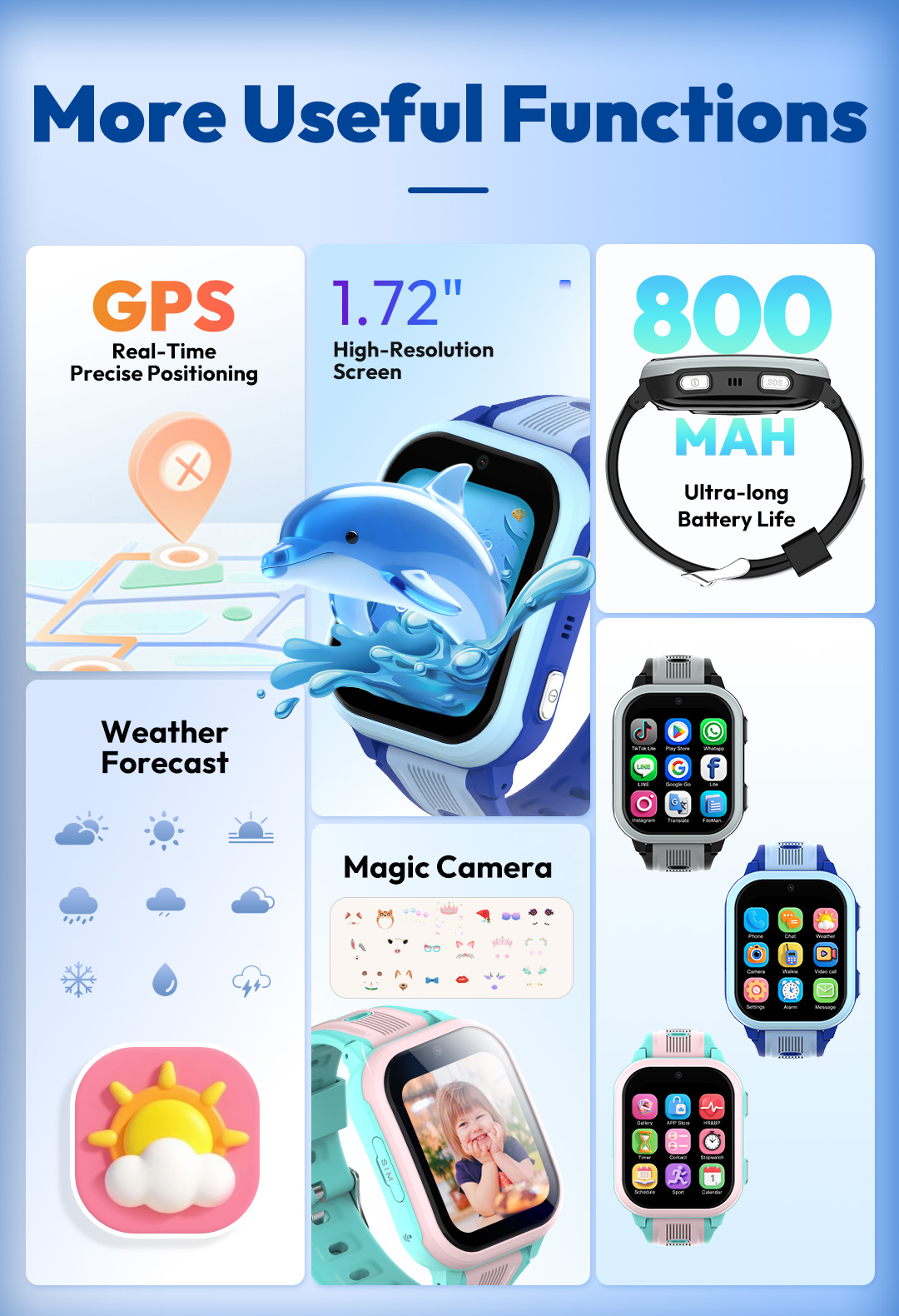 Inteligentny zegarek KT41 - Ze – Smartwatch Watches Gift For Boys With Gps recenzja i cena