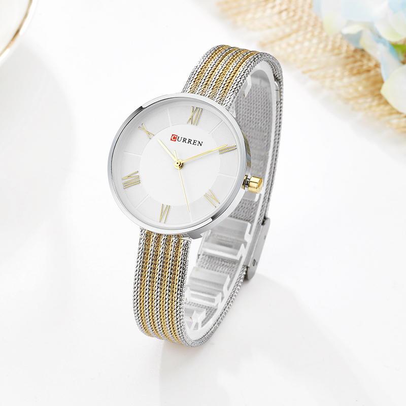 CURREN 9020 Damski zegarek kwa – Mesh Stainless Strap recenzja i cena