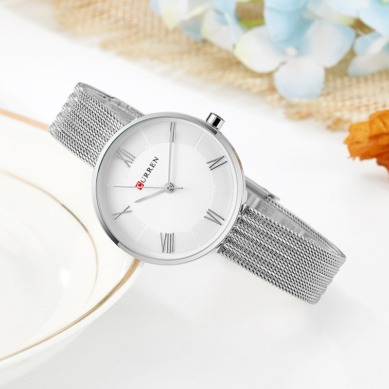 CURREN 9020 Damski zegarek kwa – Mesh Stainless Strap recenzja i cena