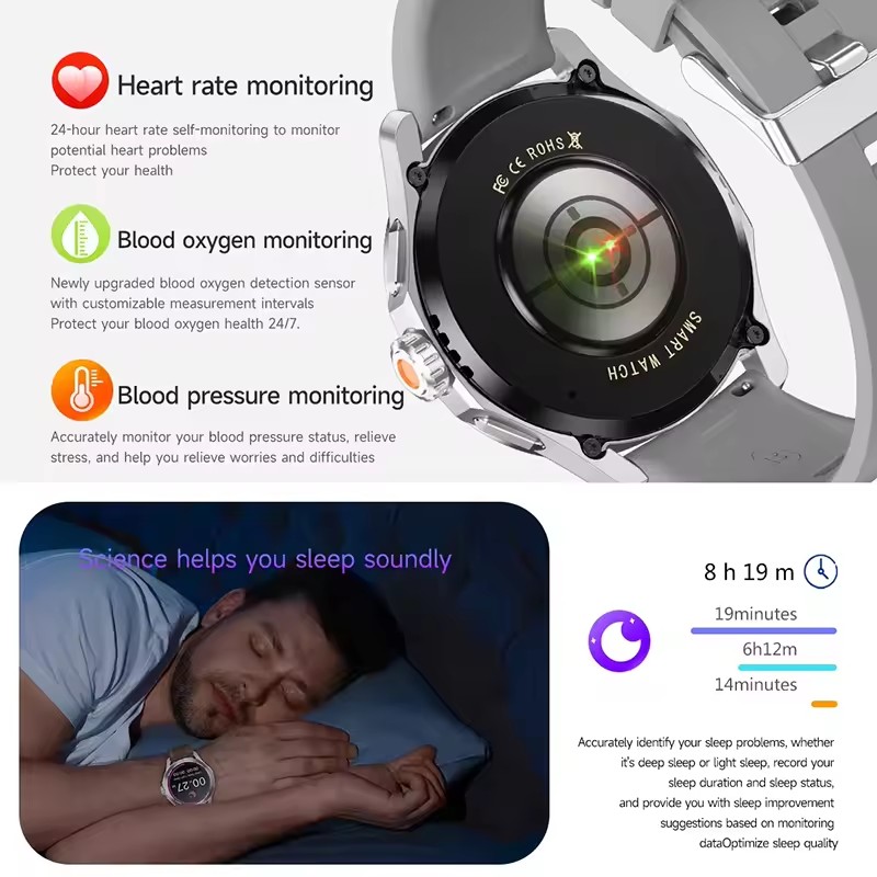 GUHUAVMI Smartwatch NFC dla mę – Smartwatch Branded Watches For Men recenzja i cena