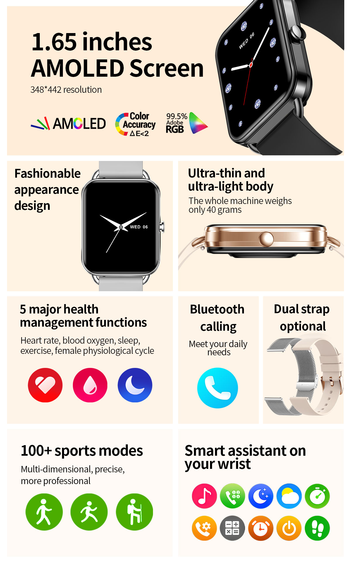 2024 inteligentny zegarek tele – Smartwatch New Watches For Women recenzja i cena
