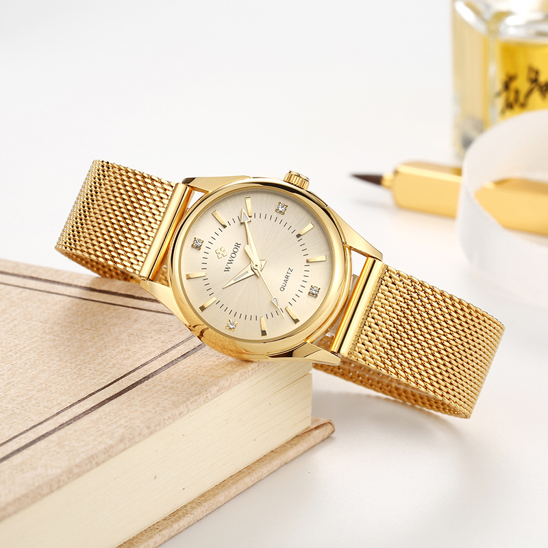 WWOOR luksusowa marka sukienka – Mesh Stainless Strap recenzja i cena