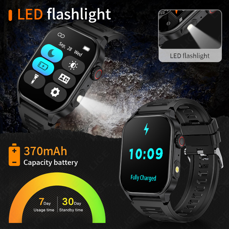 LIGE inteligentny zegarek dla  – Smartwatch Latest Watches For Men recenzja i cena