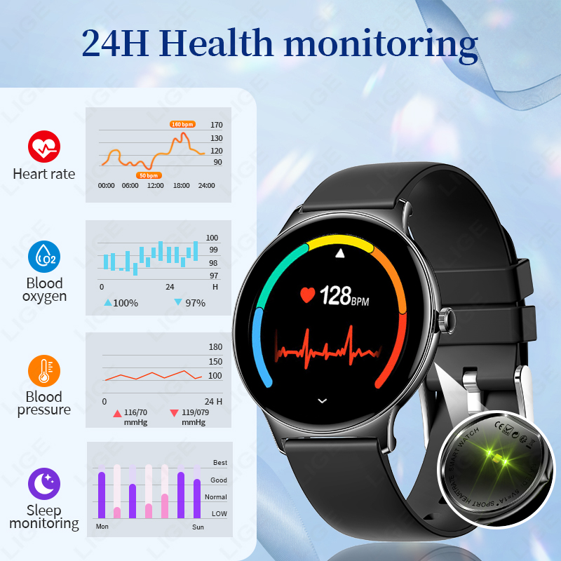 LIGE Ultracienki Modny Smartwa – Smartwatch Watches Gift For Women recenzja i cena