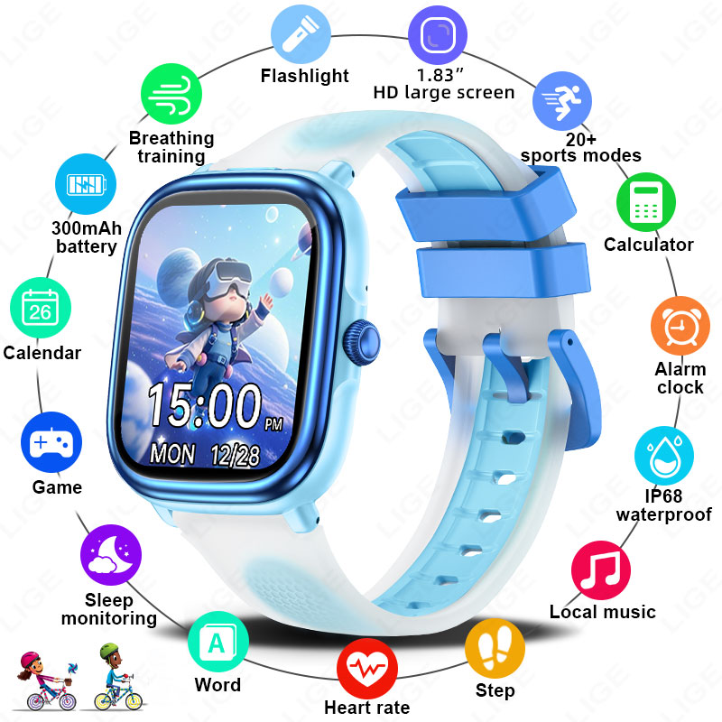 LIGE Smartwatch dla dzieci, dz – French Connection Watches Smartwatch App recenzja i cena